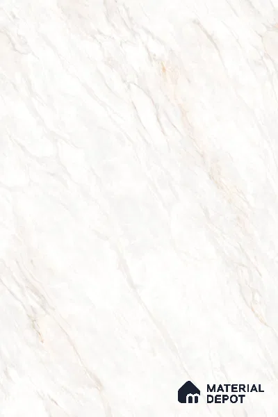 White Marble Floor & Wall Tile TL 09042 Grande Lazio Pearl Endless 6 ft x 4 ft Glossy Finish Vitrified Large Format Tile - 9 mm | Random 3 | Suitable for Living Room, Bedroom, Bathroom | Adhesive and Spacers Must be Used During Installation