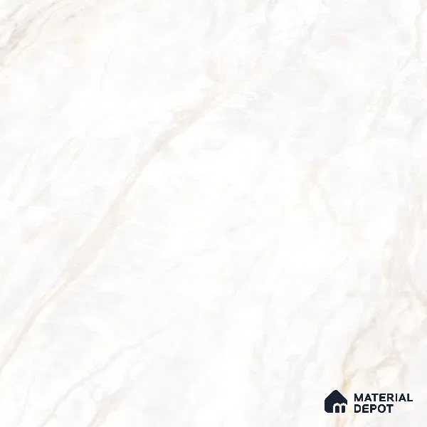 White Marble Floor & Wall Tile TL 09042 Grande Lazio Pearl Endless 6 ft x 4 ft Glossy Finish Vitrified Large Format Tile - 9 mm | Random 3 | Suitable for Living Room, Bedroom, Bathroom | Adhesive and Spacers Must be Used During Installation