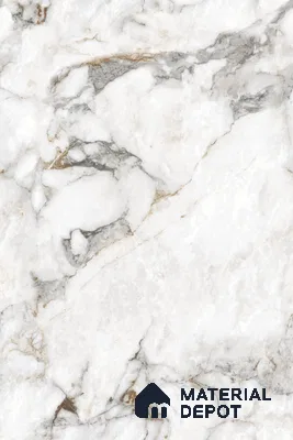 Grey Marble Floor & Wall Tile TL 09049 Grande Dolomite Grey Endless 6 ft x 4 ft Glossy Finish Vitrified Large Format Tile - 9 mm | Random 3 | Suitable for Living Room, Bedroom, Bathroom | Adhesive and Spacers Must be Used During Installation