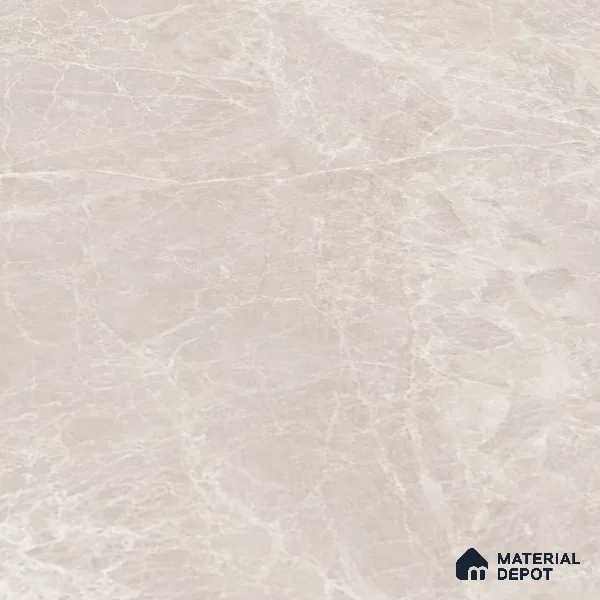 Grey Marble Floor & Wall Tile TL 09048 Grande Empra Grey Endless 6 ft x 4 ft Glossy Finish Vitrified Large Format Tile - 9 mm | Random 3 | Suitable for Living Room, Bedroom, Bathroom | Adhesive and Spacers Must be Used During Installation