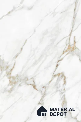 Marble Floor & Wall Large Format Tile TL 10207 Satuario Ray 6 ft x 4 ft Glossy Finish Vitrified Tile - 9 mm | Suitable for Living Room, Bedroom & Bathroom | Adhesive and Spacers Must be Used During Installation