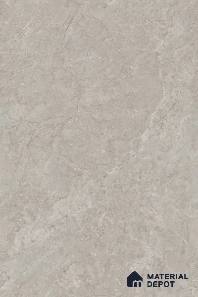 Grey Marble Floor & Wall Tile TL 09047 B Grande Klinker Grey Endless 6 ft x 4 ft Glossy Finish Vitrified Large Format Tile - 9 mm | Random 3 | Suitable for Living Room, Bedroom, Bathroom | Adhesive and Spacers Must be Used During Installation
