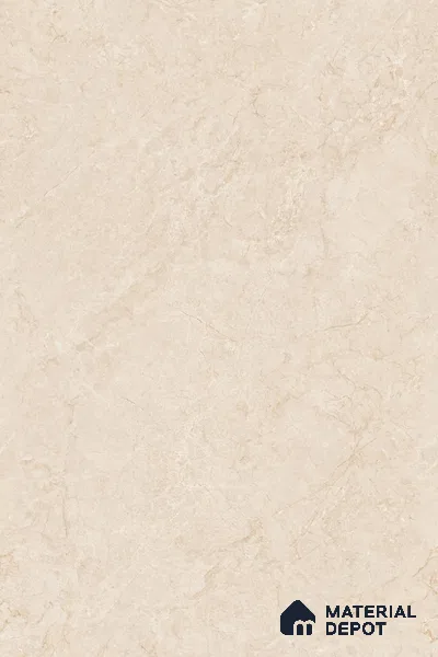 Beige Marble Floor & Wall Tile TL 09047 Grande Klinker Beige Endless 6 ft x 4 ft Glossy Finish Vitrified Large Format Tile - 9 mm | Random 3 | Suitable for Living Room, Bedroom, Bathroom | Adhesive and Spacers Must be Used During Installation