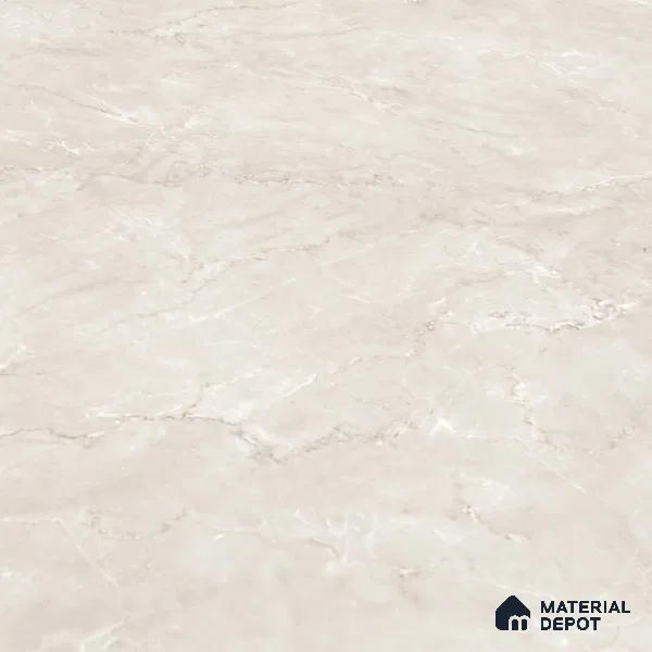 Ivory Marble Floor & Wall Tile TL 09046 B Grande Delray Dove Endless 6 ft x 4 ft Glossy Finish Vitrified Large Format Tile - 9 mm | Random 3 | Suitable for Living Room, Bedroom, Bathroom | Adhesive and Spacers Must be Used During Installation