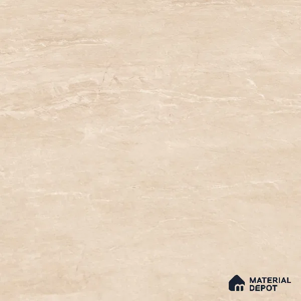 Beige Marble Floor & Wall Tile TL 09045 B Grande Imperial Beige Endless 6 ft x 4 ft Glossy Finish Vitrified Large Format Tile - 9 mm | Random 3 | Suitable for Living Room, Bedroom, Bathroom | Adhesive and Spacers Must be Used During Installation