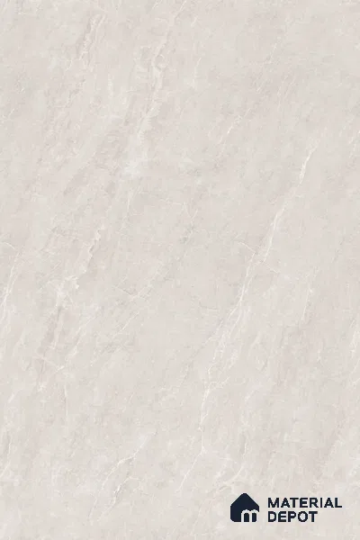 Silver Marble Floor & Wall Tile TL 09045 C Grande Imperial Silver Endless 6 ft x 4 ft Matte Finish Vitrified Large Format Tile - 9 mm | Random 3 | Suitable for Living Room, Bedroom, Bathroom | Adhesive and Spacers Must be Used During Installation