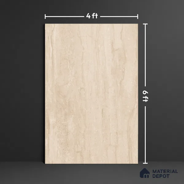 Marble Floor Large Format Tile TL 10086 Ventino Teal 6 ft x 4 ft Glossy Finish Vitrified Colorbody Tile - 15 mm | Suitable for Living Room, Bedroom & Bathroom | Adhesive and Spacers Must be Used During Installation