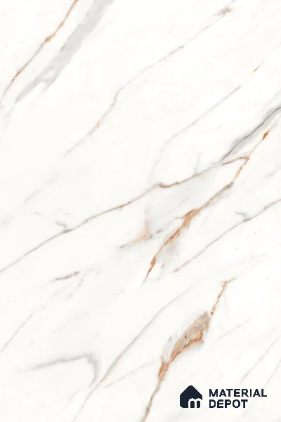 Marble Floor Large Format Tile TL 10080 Ziliona Rice 6 ft x 4 ft Glossy Finish Vitrified Colorbody Tile - 15 mm | Suitable for Living Room, Bedroom & Bathroom | Adhesive and Spacers Must be Used During Installation