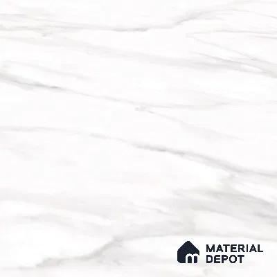 Marble Floor Large Format Tile TL 10281 Misty Pearl 6 ft x 4 ft Carving Matte Finish Vitrified Colorbody Tile - 15 mm | Suitable for Living Room, Bedroom & Bathroom | Adhesive and Spacers Must be Used During Installation
