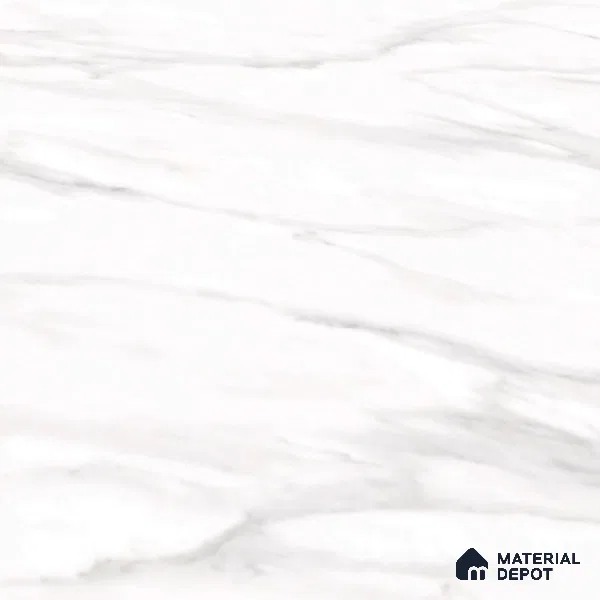 Marble Floor Large Format Tile TL 10281 Misty Pearl 6 ft x 4 ft Carving Matte Finish Vitrified Colorbody Tile - 15 mm | Suitable for Living Room, Bedroom & Bathroom | Adhesive and Spacers Must be Used During Installation