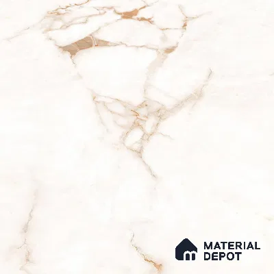 Marble Floor & Wall Large Format Tile TL 10280 Frozen Beige 6 ft x 4 ft Satin Finish Vitrified Tile - 9 mm | Suitable for Living Room, Bedroom & Bathroom | Adhesive and Spacers Must be Used During Installation (Sample)