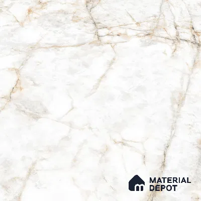 Marble Floor & Wall Large Format Tile TL 10279 Glister Gold 6 ft x 4 ft Satin Finish Vitrified Tile - 9 mm | Suitable for Living Room, Bedroom & Bathroom | Adhesive and Spacers Must be Used During Installation