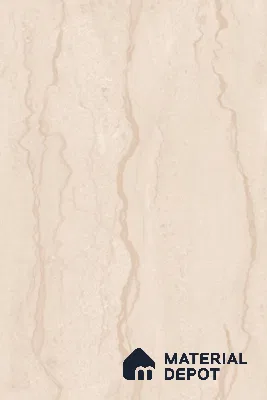 Marble Floor & Wall Large Format Tile TL 10187 Parador Beige 6 ft x 4 ft Satin Finish Vitrified Tile - 9 mm | Suitable for Living Room, Bedroom & Bathroom | Adhesive and Spacers Must be Used During Installation