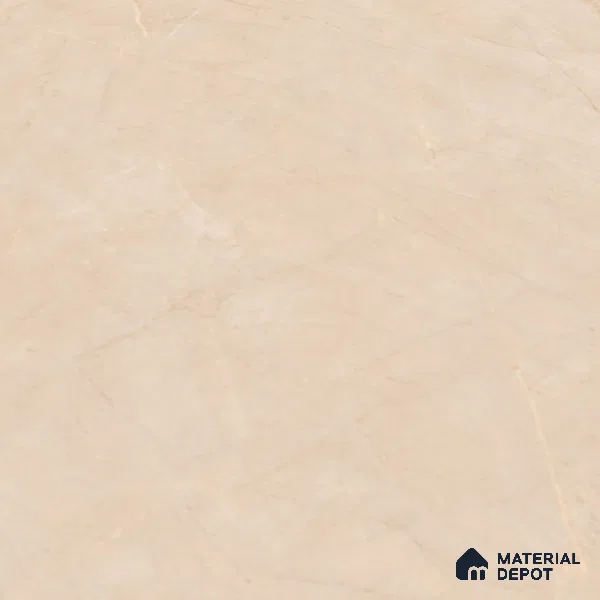 Marble Floor & Wall Large Format Tile TL 10190 Omani Beige 6 ft x 4 ft Satin Finish Vitrified Tile - 9 mm | Suitable for Living Room, Bedroom & Bathroom | Adhesive and Spacers Must be Used During Installation