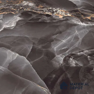 Endless Marble Floor & Wall Tile TL 10409 Beauty Onyx 6 ft x 4 ft Matte Finish Vitrified Large Format Tile - 9 mm | 3 Random Design | Suitable For Living Room, Bedroom, Bathroom | Adhesive and Spacers Must be Used During Installation
