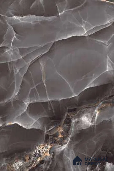 Endless Marble Floor & Wall Tile TL 10409 Beauty Onyx 6 ft x 4 ft Matte Finish Vitrified Large Format Tile - 9 mm | 3 Random Design | Suitable For Living Room, Bedroom, Bathroom | Adhesive and Spacers Must be Used During Installation
