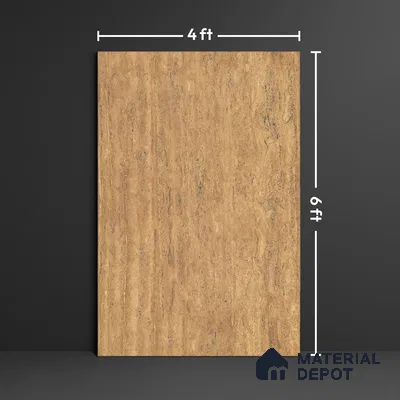 Marble Look Wall & Floor Tile TL 10411 SGH Craft Travertino Beige 6 ft x 4 ft Satin Finish Vitrified Tile - 9 mm | Suitable For living Room, Bedroom, Bathroom | Adhesive and Spacers Must be Used During Installation