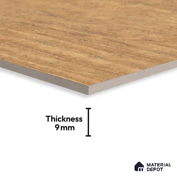 Marble Look Wall & Floor Tile TL 10411 SGH Craft Travertino Beige 6 ft x 4 ft Satin Finish Vitrified Tile - 9 mm | Suitable For living Room, Bedroom, Bathroom | Adhesive and Spacers Must be Used During Installation