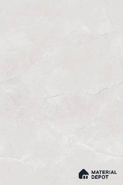 Marble Look Wall & Floor Tile TL 10410 Spring Grey 6 ft x 4 ft Satin Finish Vitrified Tile - 9 mm | Suitable For living Room, Bedroom, Bathroom | Adhesive and Spacers Must be Used During Installation