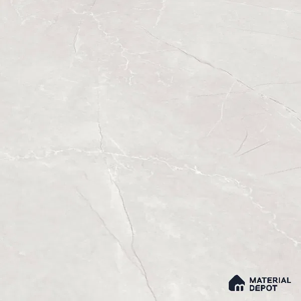 Marble Look Wall & Floor Tile TL 10410 Spring Grey 6 ft x 4 ft Satin Finish Vitrified Tile - 9 mm | Suitable For living Room, Bedroom, Bathroom | Adhesive and Spacers Must be Used During Installation