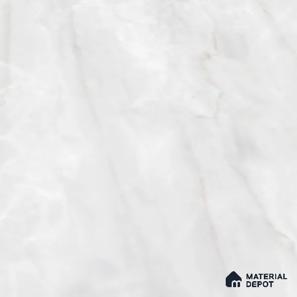 Marble Look Wall & Floor Tile TL 10405 Retro White Taj 6 ft x 4 ft Satin Finish Vitrified Tile - 9 mm | Suitable For living Room, Bedroom, Bathroom | Adhesive and Spacers Must be Used During Installation