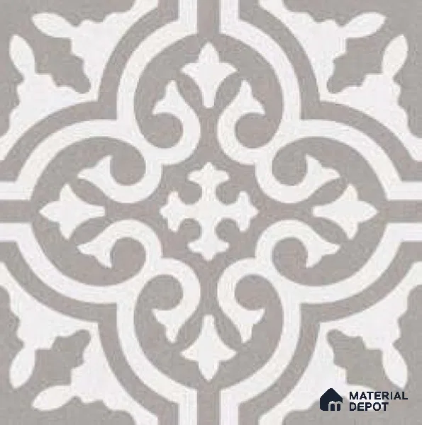 Moroccan Floor & Wall Tile TL 07882 Ember Dune 1 ft x 1 ft Ceramic Matte Finish - 7.5 mm | Suitable for Bathroom, Kitchen, Balcony | Please Expect a Slight Variation of Pattern