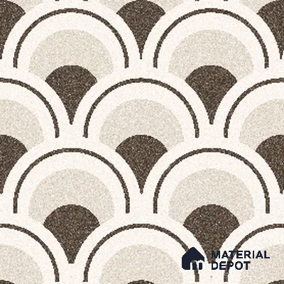 Parking Patterned Floor Tile TL 08201 B DC-30 16 inch x 16 inch | Vitrified Anti Skid Matte Finish Heavy Duty Tile - 12 mm | Suitable For High Traffic Areas, Parking, Balcony | Pattern Alignment May Vary | 2-3 mm Spacer is Mandatory