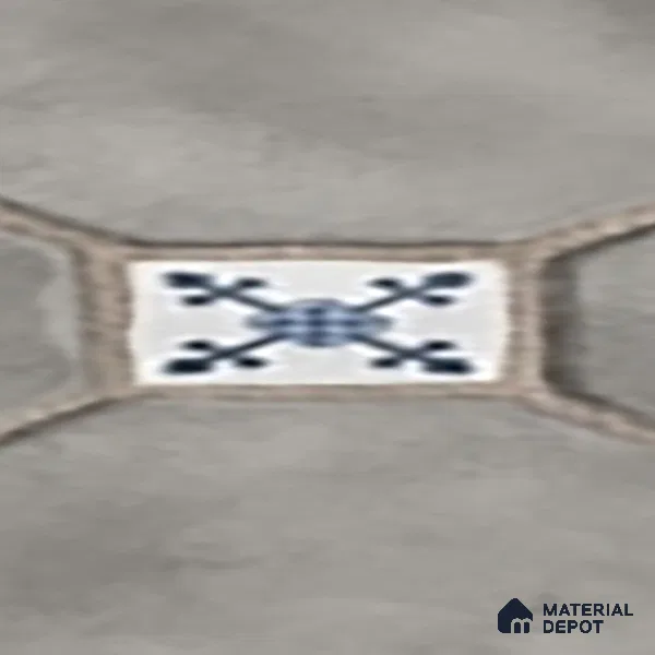 Parking Stone Floor Tile TL 08192 B Castle Gris 16 inch x 16 inch | Vitrified Anti Skid Matte Finish Heavy Duty Tile - 12 mm | Suitable For High Traffic Areas, Parking, Balcony | Pattern Alignment May Vary | 2-3 mm Spacer is Mandatory