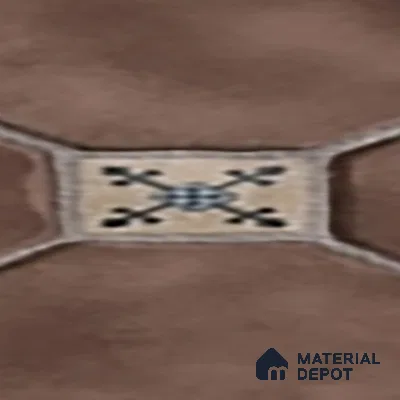 Parking Stone Floor Tile TL 08192 D Castle Moka 16 inch x 16 inch | Vitrified Anti Skid Matte Finish Heavy Duty Tile - 12 mm | Suitable For High Traffic Areas, Parking, Balcony | Pattern Alignment May Vary | 2-3 mm Spacer is Mandatory