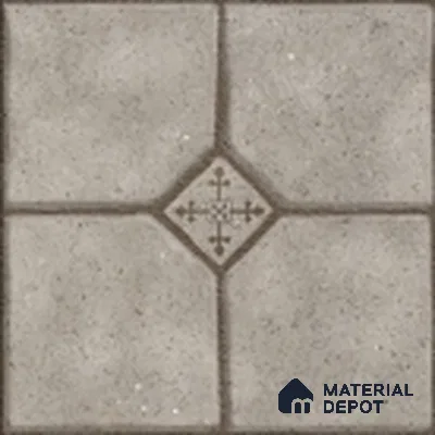 Parking Stone Floor Tile TL 08192 E Castle Terrazo 16 inch x 16 inch | Vitrified Anti Skid Matte Finish Heavy Duty Tile - 12 mm | Suitable For High Traffic Areas, Parking, Balcony | Pattern Alignment May Vary | 2-3 mm Spacer is Mandatory