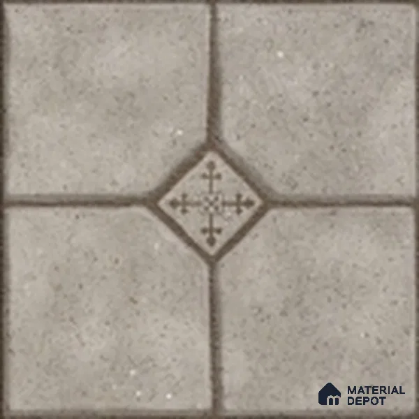 Parking Stone Floor Tile TL 08192 E Castle Terrazo 16 inch x 16 inch | Vitrified Anti Skid Matte Finish Heavy Duty Tile - 12 mm | Suitable For High Traffic Areas, Parking, Balcony | Pattern Alignment May Vary | 2-3 mm Spacer is Mandatory