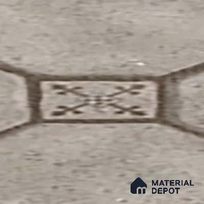 Parking Stone Floor Tile TL 08192 E Castle Terrazo 16 inch x 16 inch | Vitrified Anti Skid Matte Finish Heavy Duty Tile - 12 mm | Suitable For High Traffic Areas, Parking, Balcony | Pattern Alignment May Vary | 2-3 mm Spacer is Mandatory