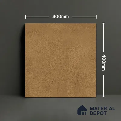 Parking Stone Floor Tile TL 08206 Kottai Cafe 16 inch x 16 inch | Vitrified Anti Slip Matte Finish Heavy Duty Tile - 12 mm | Suitable For High Traffic Areas, Parking, Balcony | Pattern Alignment May Vary | 2-3 mm Spacer is Mandatory