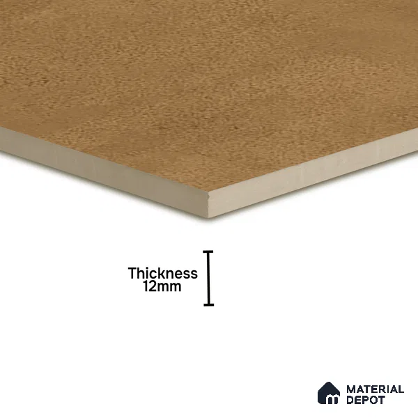 Parking Stone Floor Tile TL 08206 Kottai Cafe 16 inch x 16 inch | Vitrified Anti Slip Matte Finish Heavy Duty Tile - 12 mm | Suitable For High Traffic Areas, Parking, Balcony | Pattern Alignment May Vary | 2-3 mm Spacer is Mandatory