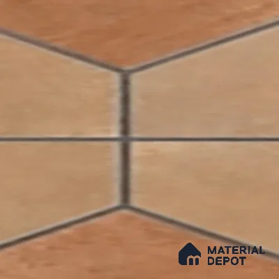 Parking Stone Floor Tile TL 08207 Indus Bruno 16 inch x 16 inch | Vitrified Anti Slip Matte Finish Heavy Duty Tile - 12 mm | Suitable For High Traffic Areas, Parking, Balcony | Pattern Alignment May Vary | 2-3 mm Spacer is Mandatory