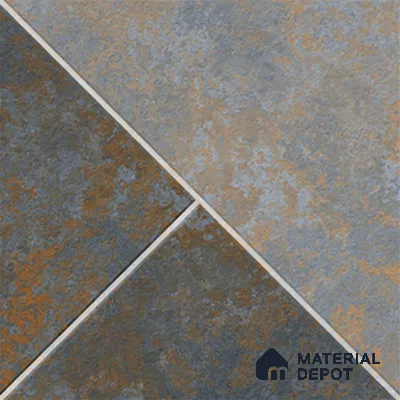Budget Friendly Stone Look Value for Money Parking Alpine Smoulder Floor Tile 16 x 16 inch | TL 08548 | Vitrified Matte Finish Tile - 12 mm | Suitable For Parking, Outdoor, Balcony & Terrace | Pattern Alignment May Vary | 2-3 mm Spacer is Mandatory