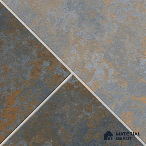 Budget Friendly Stone Look Value for Money Parking Alpine Smoulder Floor Tile 16 x 16 inch | TL 08548 | Vitrified Matte Finish Tile - 12 mm | Suitable For Parking, Outdoor, Balcony & Terrace | Pattern Alignment May Vary | 2-3 mm Spacer is Mandatory