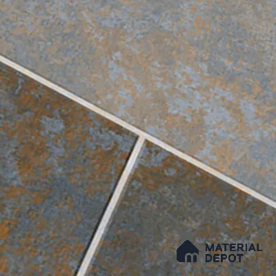 Budget Friendly Stone Look Value for Money Parking Alpine Smoulder Floor Tile 16 x 16 inch | TL 08548 | Vitrified Matte Finish Tile - 12 mm | Suitable For Parking, Outdoor, Balcony & Terrace | Pattern Alignment May Vary | 2-3 mm Spacer is Mandatory
