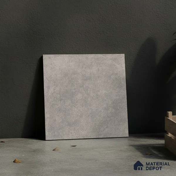 Budget Friendly Stone Look Value for Money Parking Greywood Echo Floor Tile 16 x 16 inch | TL 08547 | Vitrified Matte Finish Tile - 12 mm | Suitable For Parking, Outdoor, Balcony & Terrace | Pattern Alignment May Vary | 2-3 mm Spacer is Mandatory