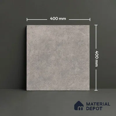 Budget Friendly Stone Look Value for Money Parking Greywood Echo Floor Tile 16 x 16 inch | TL 08547 | Vitrified Matte Finish Tile - 12 mm | Suitable For Parking, Outdoor, Balcony & Terrace | Pattern Alignment May Vary | 2-3 mm Spacer is Mandatory