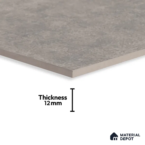 Budget Friendly Stone Look Value for Money Parking Greywood Echo Floor Tile 16 x 16 inch | TL 08547 | Vitrified Matte Finish Tile - 12 mm | Suitable For Parking, Outdoor, Balcony & Terrace | Pattern Alignment May Vary | 2-3 mm Spacer is Mandatory
