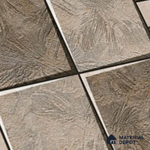 Budget Friendly Patterned Look Value for Money Parking Sienna Frost Floor Tile 16 x 16 inch | TL 08545 | Vitrified Matte Finish Tile - 12 mm | Suitable For Parking, Outdoor, Balcony & Terrace | Pattern Alignment May Vary | 2-3 mm Spacer is Mandatory