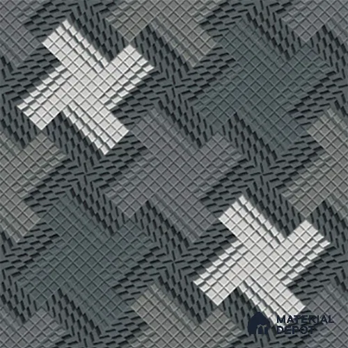 Budget Friendly Patterned Look Value for Money Parking Arctic Drift Floor Tile 16 x 16 inch | TL 08549 | Vitrified Matte Finish Tile - 12 mm | Suitable For Parking, Outdoor, Balcony & Terrace | Pattern Alignment May Vary | 2-3 mm Spacer is Mandatory