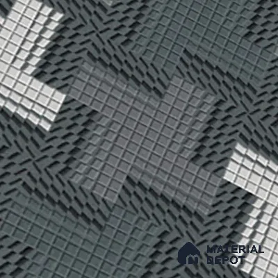 Budget Friendly Patterned Look Value for Money Parking Arctic Drift Floor Tile 16 x 16 inch | TL 08549 | Vitrified Matte Finish Tile - 12 mm | Suitable For Parking, Outdoor, Balcony & Terrace | Pattern Alignment May Vary | 2-3 mm Spacer is Mandatory