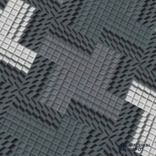 Budget Friendly Patterned Look Value for Money Parking Arctic Drift Floor Tile 16 x 16 inch | TL 08549 | Vitrified Matte Finish Tile - 12 mm | Suitable For Parking, Outdoor, Balcony & Terrace | Pattern Alignment May Vary | 2-3 mm Spacer is Mandatory
