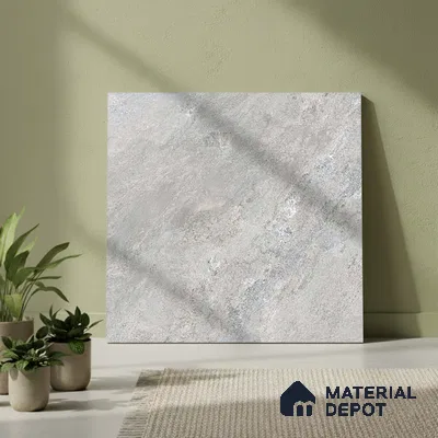 Stone Look Parking Tile TL 08428 B  1.6 ft x 1.6 ft Vitrified Matte Finish - 12 mm | Pattern Alignment May Vary | 2-3 mm Spacer is Mandatory