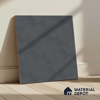 Patterned Look Parking Tile TL 08430  1.6 ft x 1.6 ft Vitrified Matte Finish - 12 mm | Pattern Alignment May Vary | 2-3 mm Spacer is Mandatory