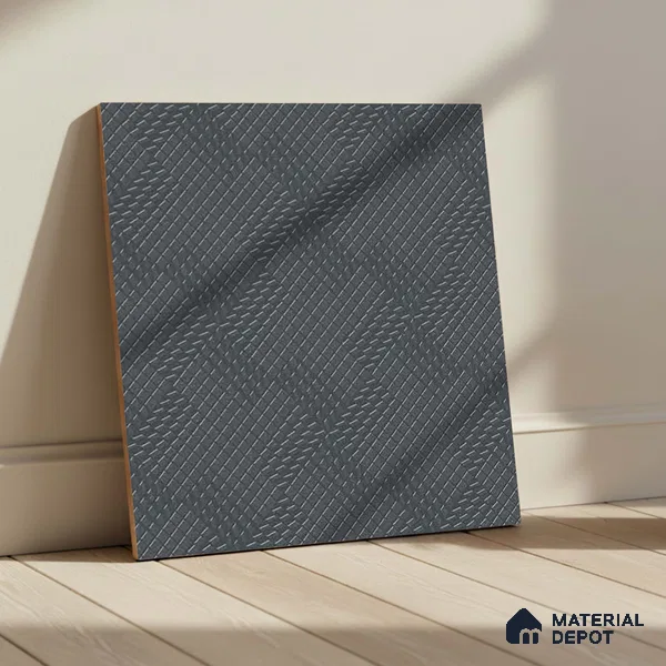 Patterned Look Parking Tile TL 08430 1.6 ft x 1.6 ft Vitrified Matte Finish - 12 mm | Pattern Alignment May Vary | 2-3 mm Spacer is Mandatory