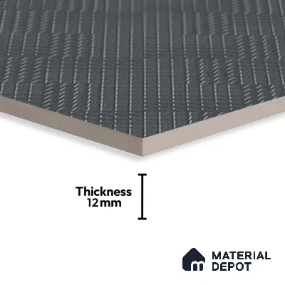 Patterned Look Parking Tile TL 08430  1.6 ft x 1.6 ft Vitrified Matte Finish - 12 mm | Pattern Alignment May Vary | 2-3 mm Spacer is Mandatory