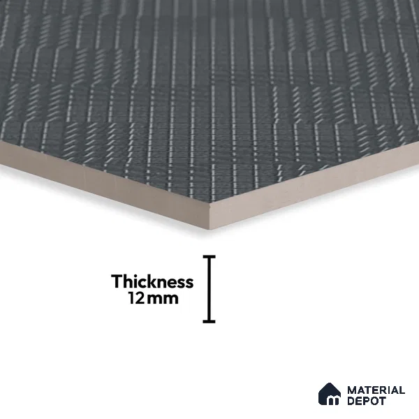 Patterned Look Parking Tile TL 08430 1.6 ft x 1.6 ft Vitrified Matte Finish - 12 mm | Pattern Alignment May Vary | 2-3 mm Spacer is Mandatory